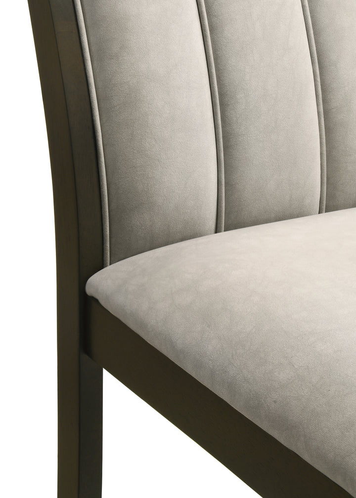 19.4"W x 24"D x 44"H / Gray/Dark Roast