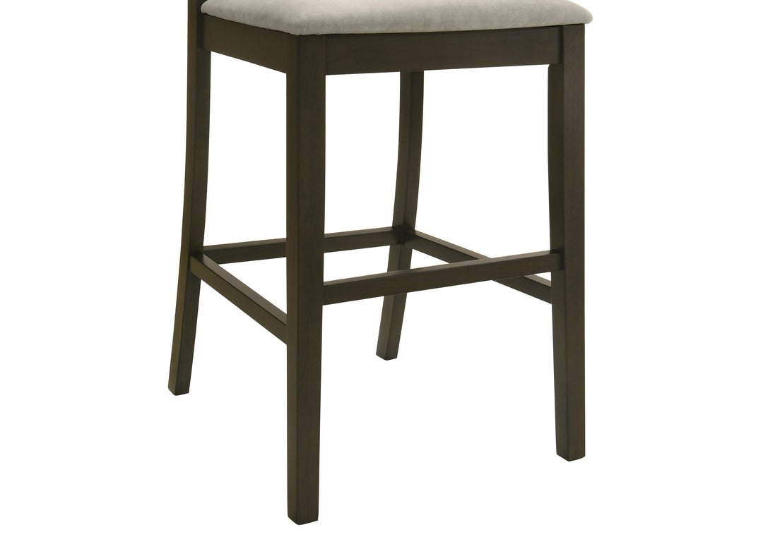 19.4"W x 24"D x 44"H / Gray/Dark Roast