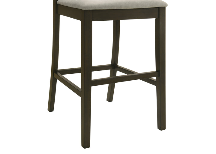 19.4"W x 24"D x 44"H / Gray/Dark Roast