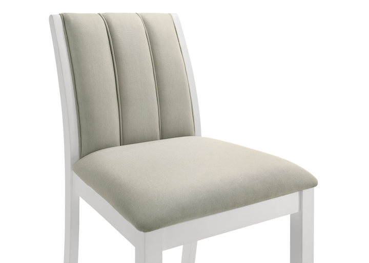 19.4"W x 24"D x 40"H / Fog/Matte White