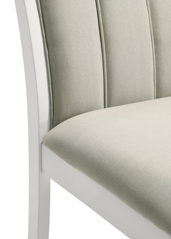 19.4"W x 24"D x 40"H / Fog/Matte White