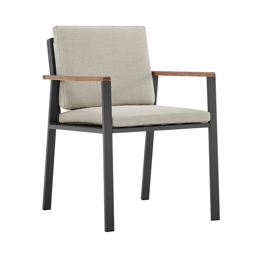American Home Furniture Armen Living Nofi Outdoor Dining Chair Set of 2