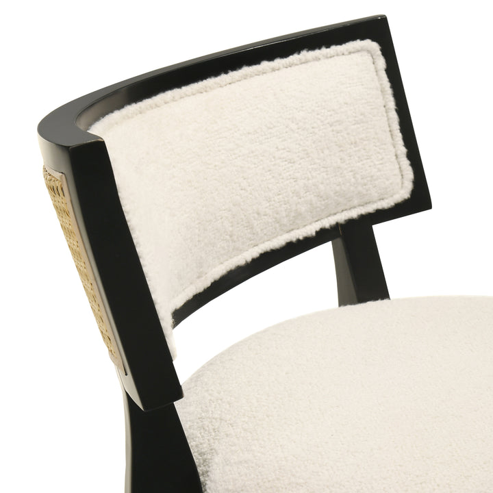 19.75"W x 19.5"D x 38.5"H / White/Black
