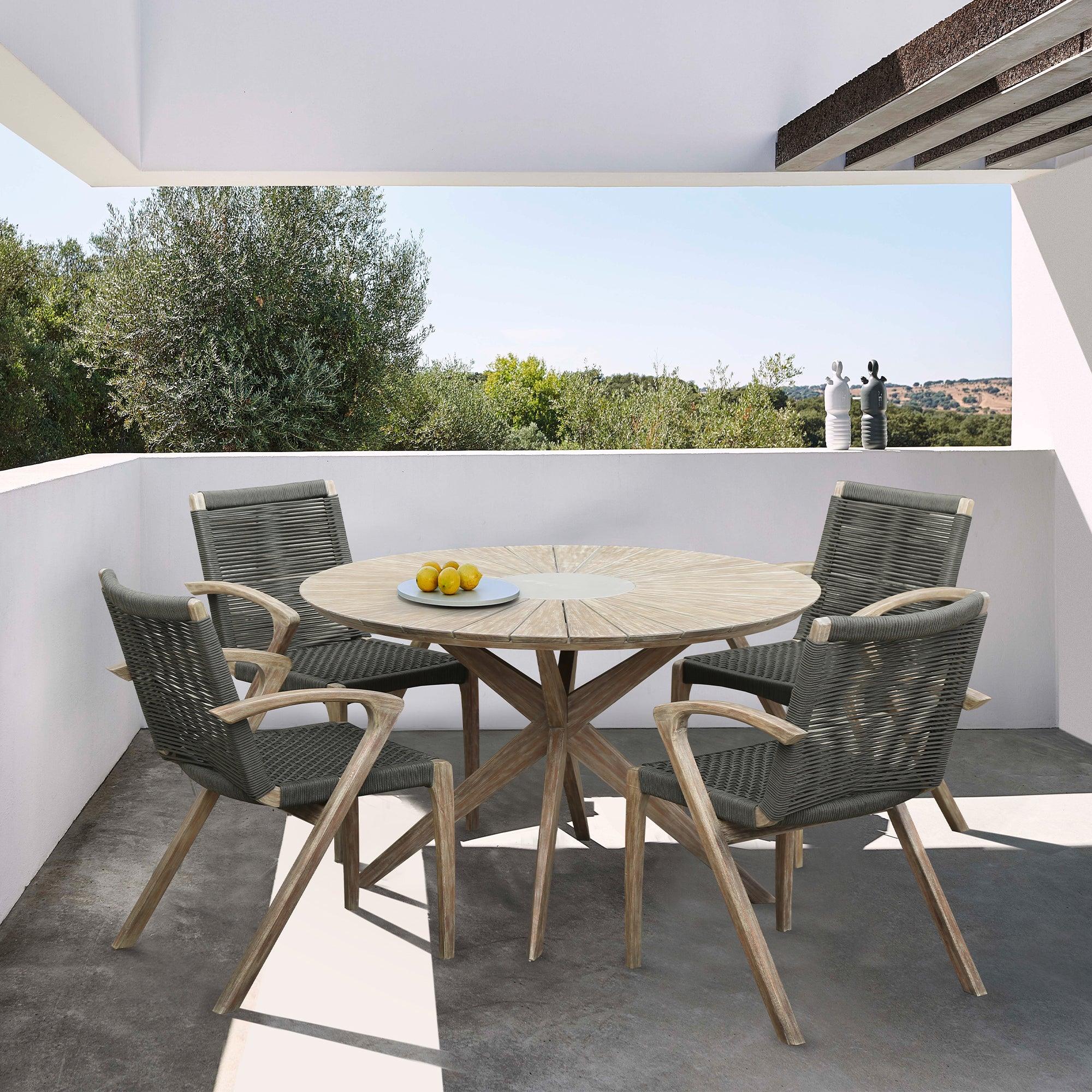 Armen Living Oasis Dining Table - Thumbnail 4