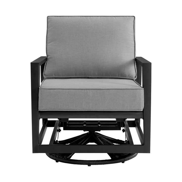 American Home Furniture Armen Living Cayman Outdoor Swivel Chair