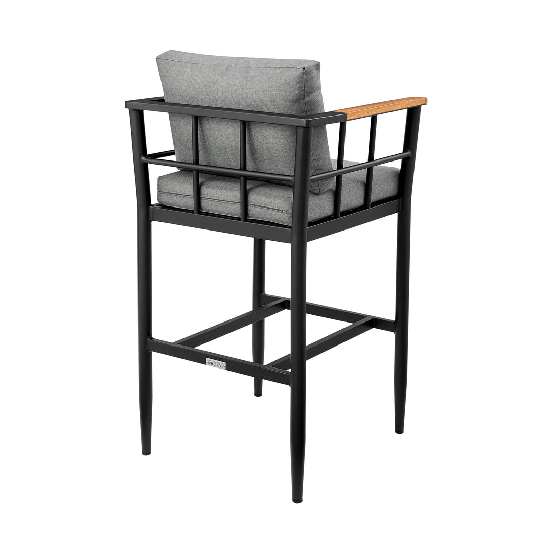 American Home Furniture Armen Living Orlando Outdoor Barstool Set of 2