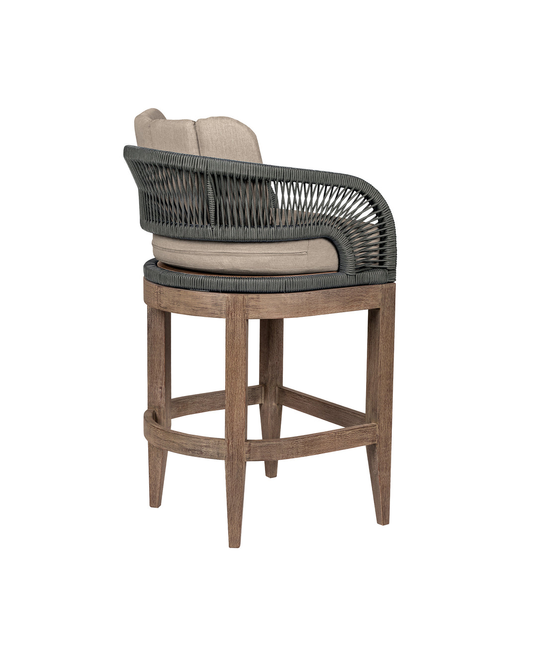 American Home Furniture Armen Living Orbit 26" Outdoor Counter Stool Set of 2