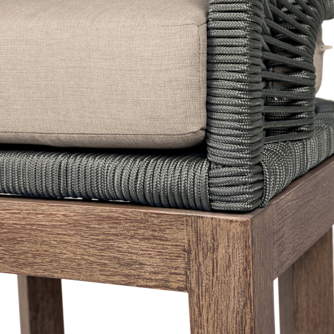 American Home Furniture Armen Living Orbit 26" Outdoor Counter Stool Set of 2