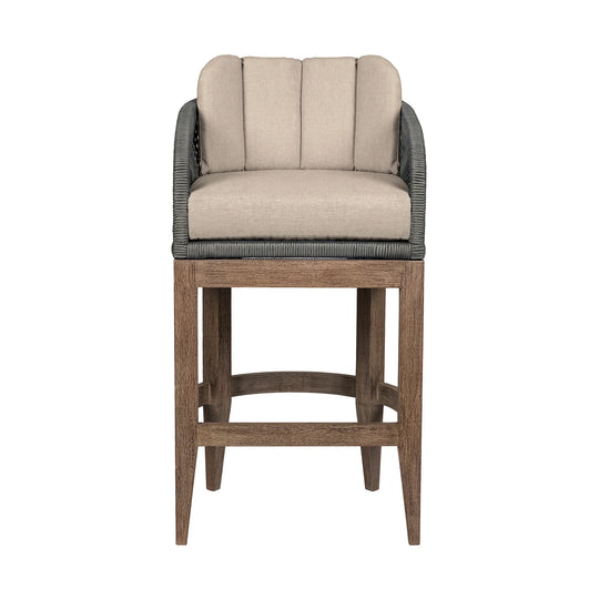American Home Furniture Armen Living Orbit 30" Outdoor Barstool Set of 2