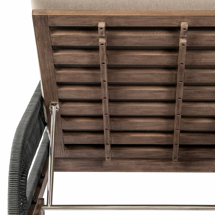 American Home Furniture Armen Living Orbit Outdoor Chaise Lounge