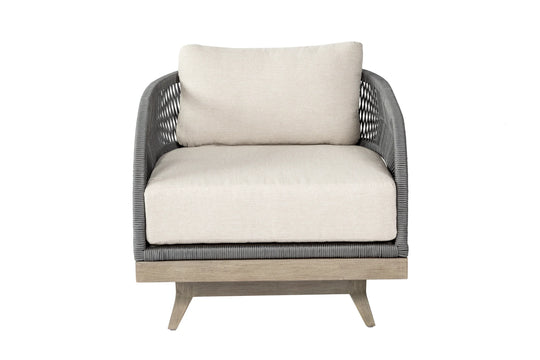 American Home Furniture Armen Living Orbit Outdoor Swivel Chair