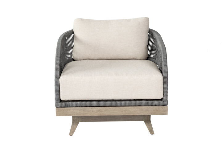 American Home Furniture Armen Living Orbit Outdoor Swivel Chair