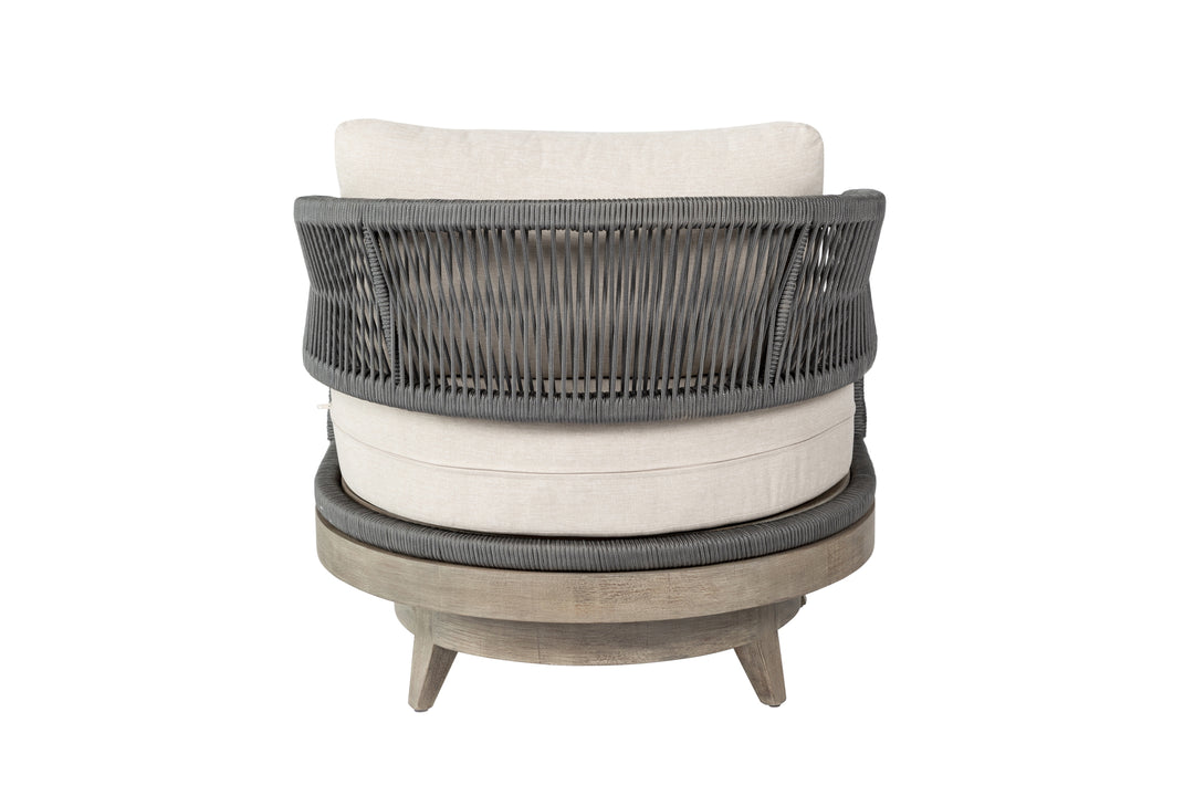 American Home Furniture Armen Living Orbit Outdoor Swivel Chair