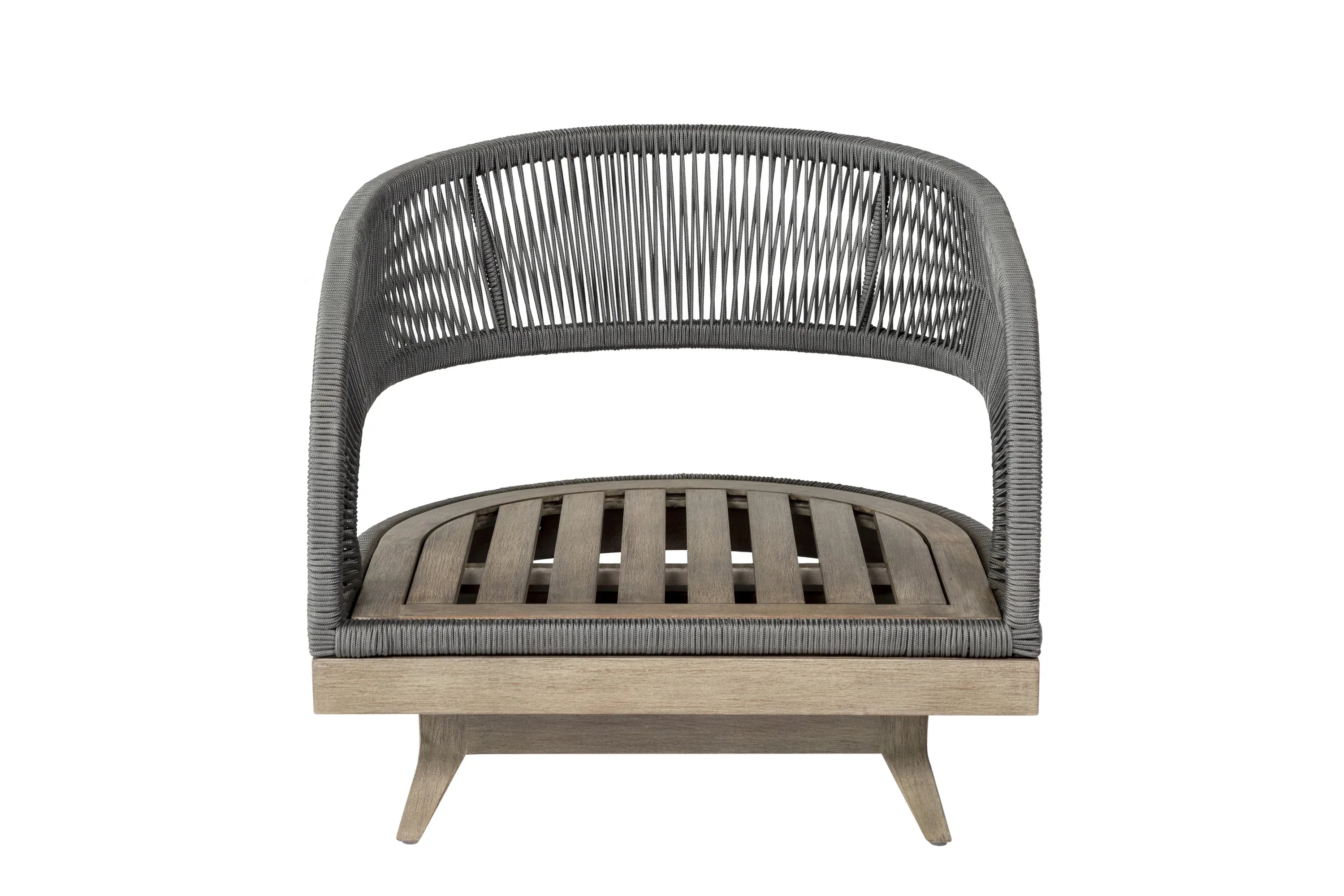 Armen Living Orbit Swivel Patio Chair - Thumbnail 5