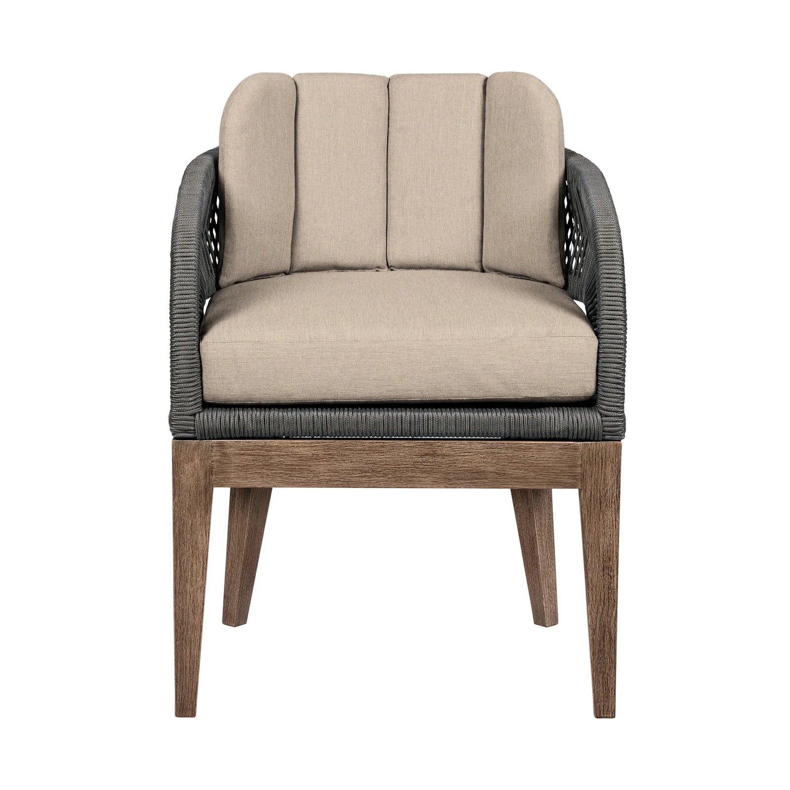 American Home Furniture Armen Living Orbit Outdoor Dining Chair Set of 2