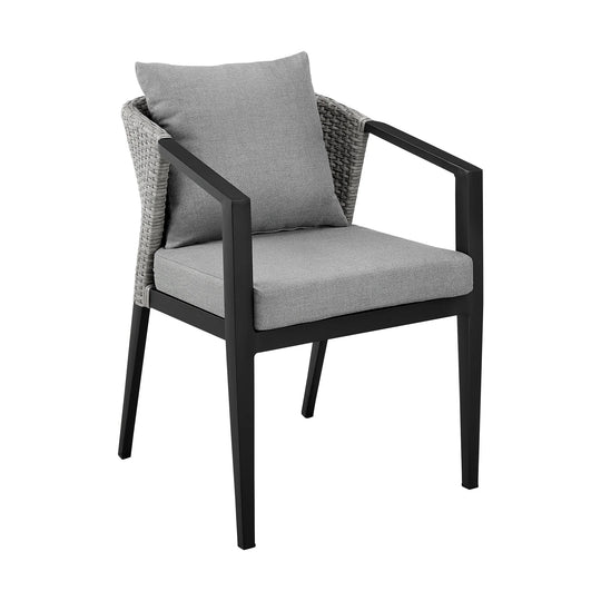 American Home Furniture Armen Living Palma Outdoor Dining Chair Set of 2