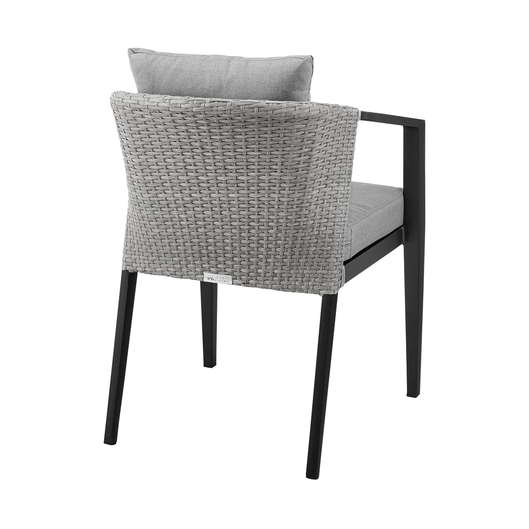 American Home Furniture Armen Living Palma Outdoor Dining Chair Set of 2
