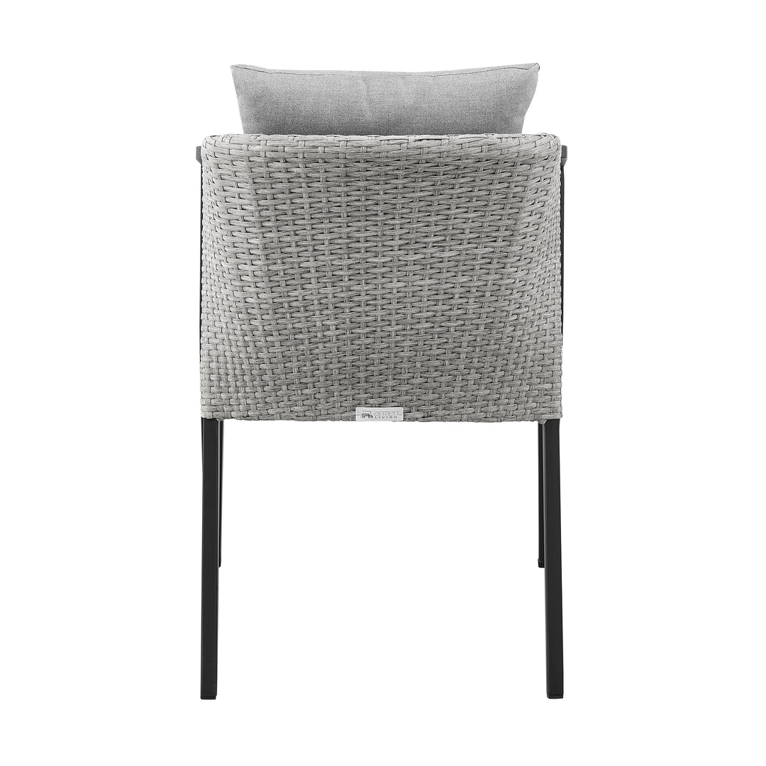 American Home Furniture Armen Living Palma Outdoor Dining Chair Set of 2