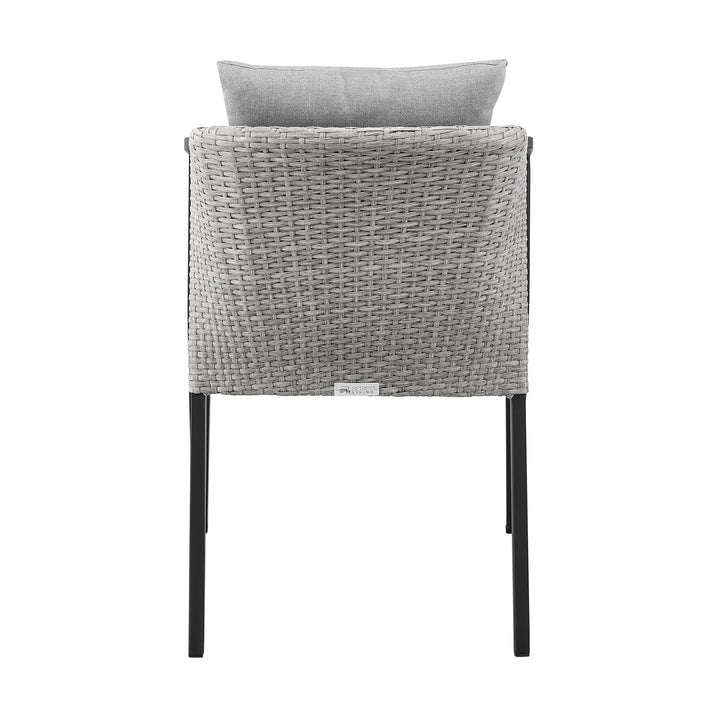 American Home Furniture Armen Living Palma Outdoor Dining Chair Set of 2
