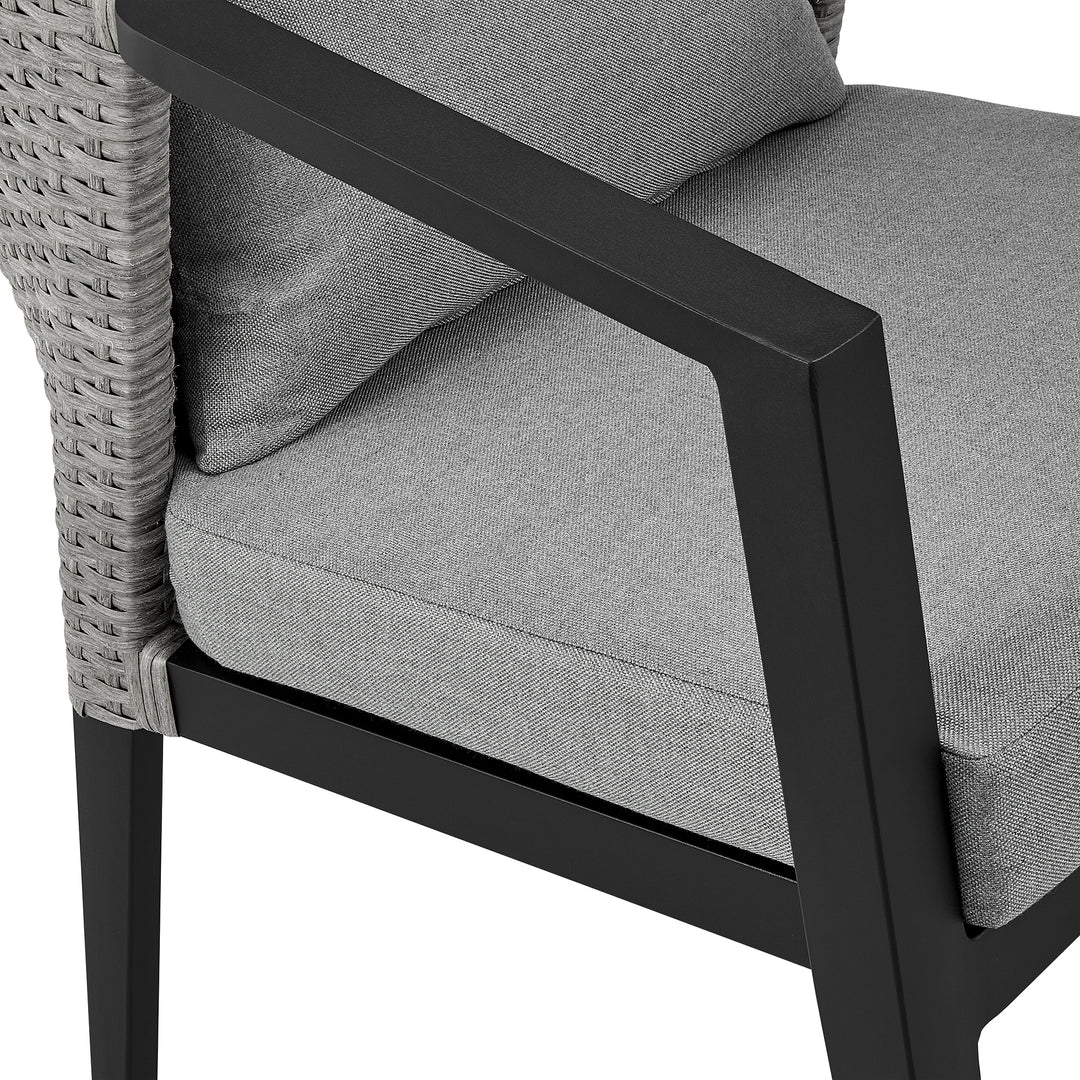 American Home Furniture Armen Living Palma Outdoor Dining Chair Set of 2