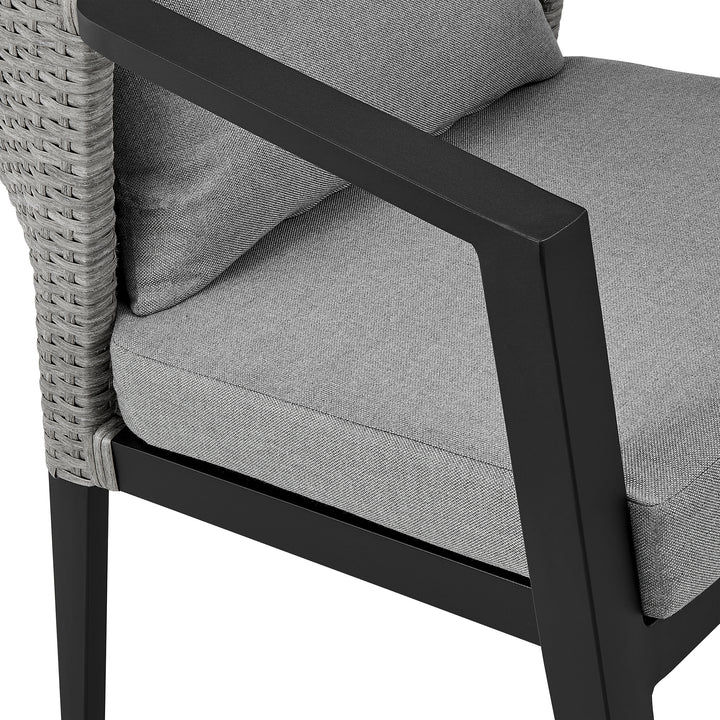 American Home Furniture Armen Living Palma Outdoor Dining Chair Set of 2