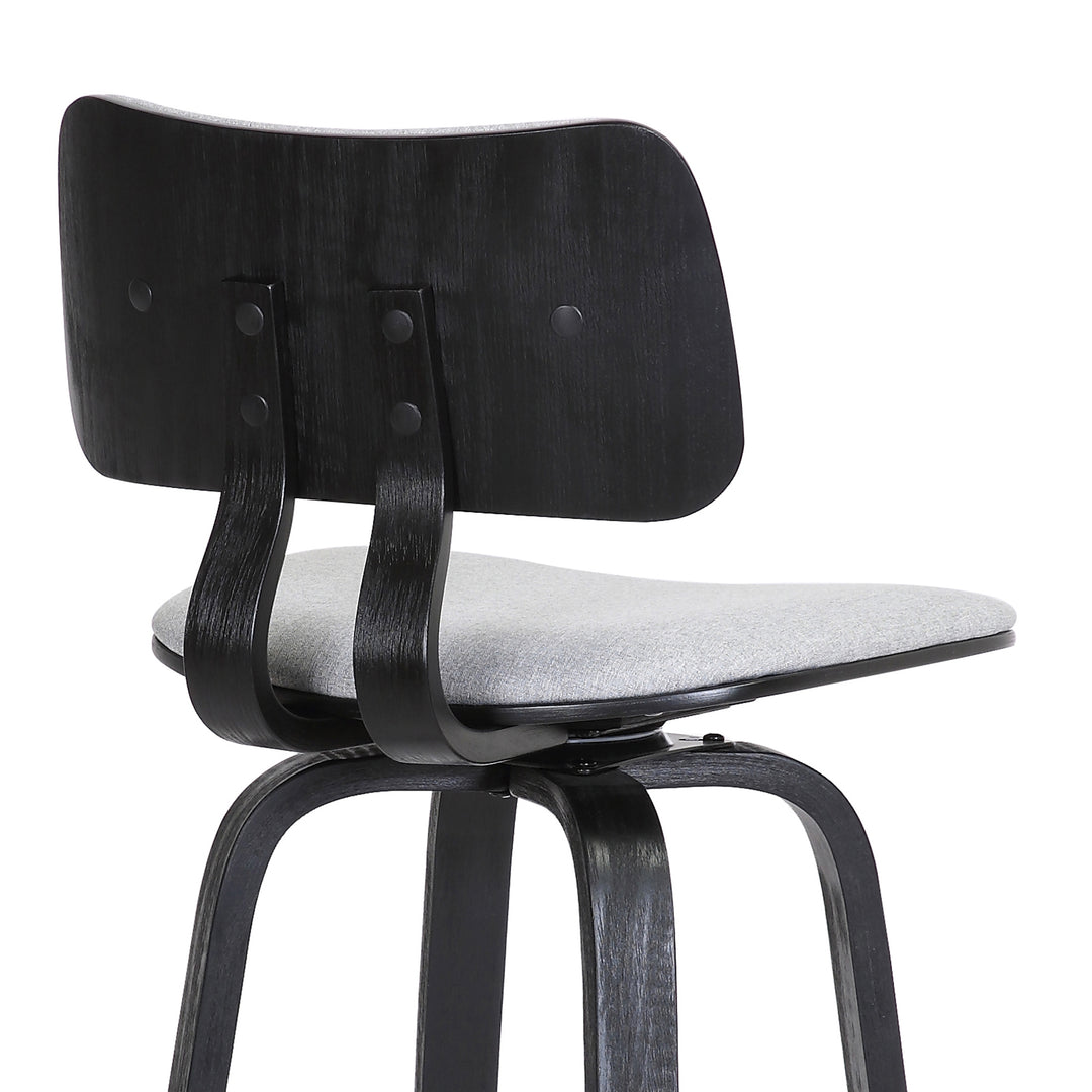 18"W x 18.5"D x 36.5"H / Gray/Light Gray