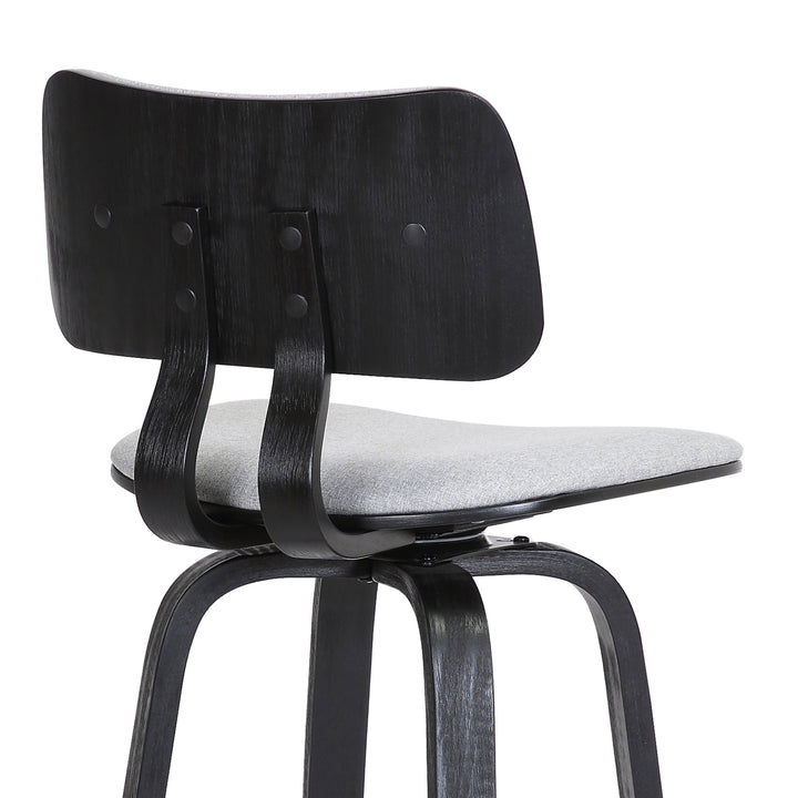 18"W x 18.5"D x 36.5"H / Gray/Light Gray