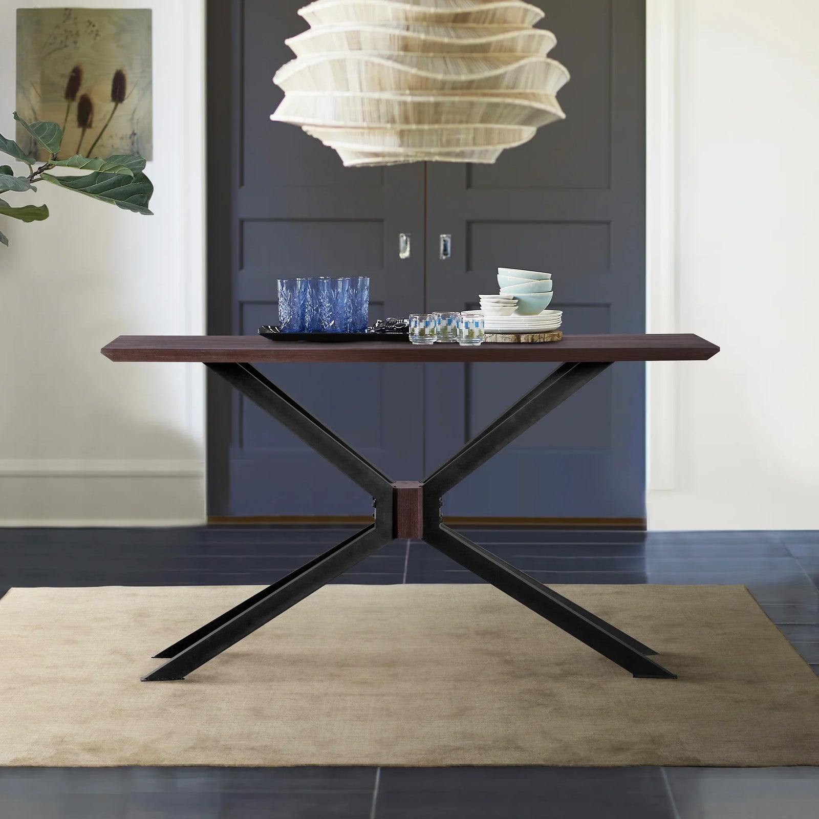 American Home Furniture Armen Living Pirate Console Table