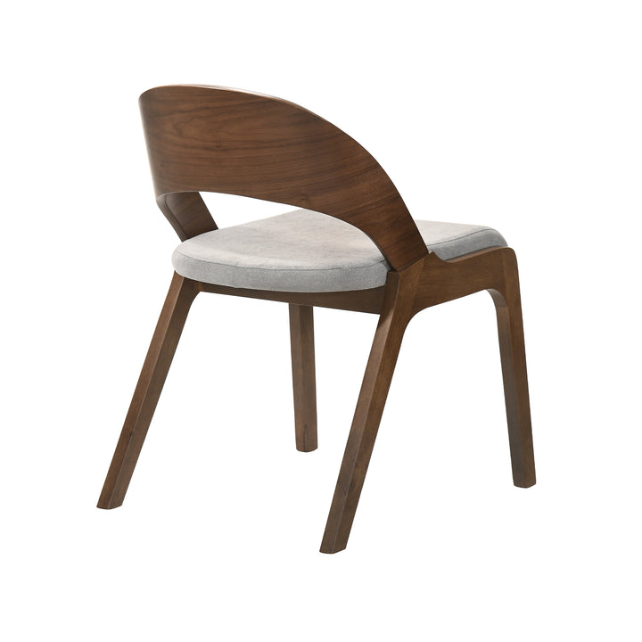 20"W x 23"D x 30.5"H / Gray/Walnut