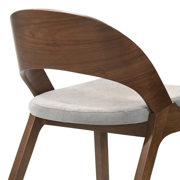 20"W x 23"D x 30.5"H / Gray/Walnut