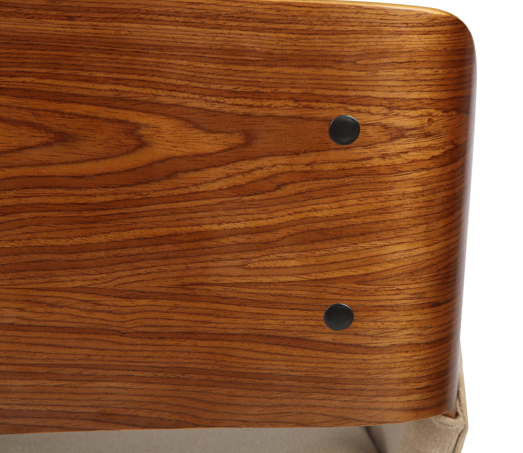 20"W x 25"D x 31"H / Brown/Walnut