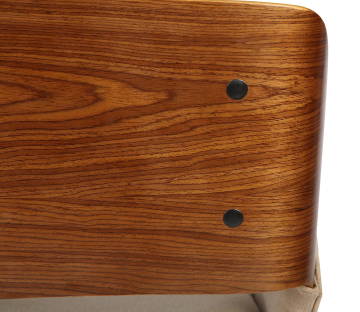 20"W x 25"D x 31"H / Brown/Walnut