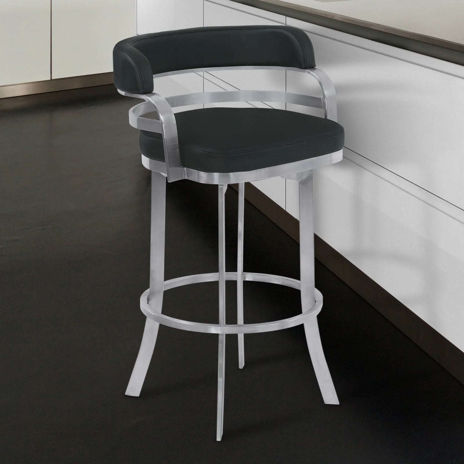 American Home Furniture Armen Living Prinz 30" Barstool Set of 2