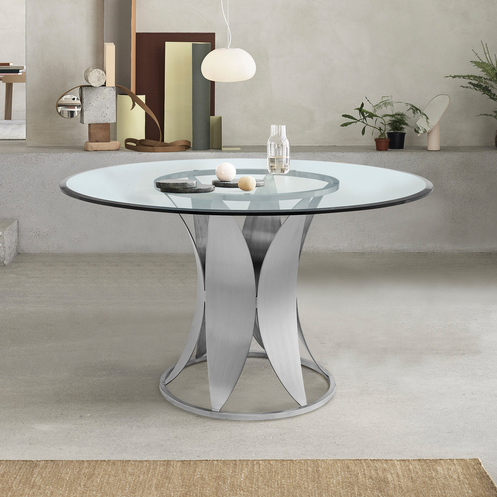 American Home Furniture Armen Living Petal Dining Table