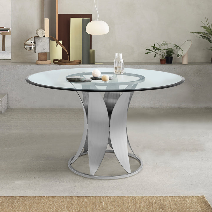 American Home Furniture Armen Living Petal Dining Table