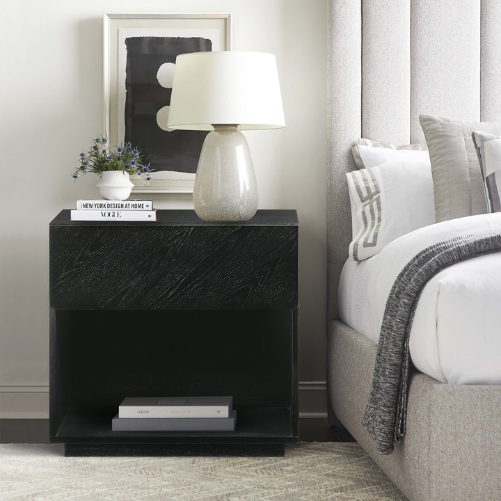American Home Furniture Armen Living Petra Nightstand