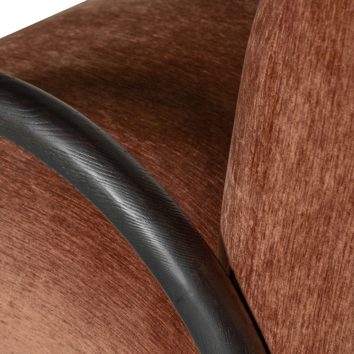 29.75"W x 31"D x 31"H / Brown/Brown