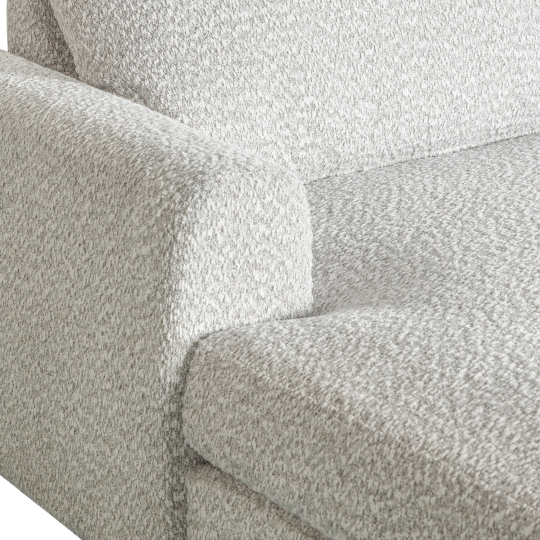 123"W x 73.75"D x 33.75"H / Speckled Stone/Brown