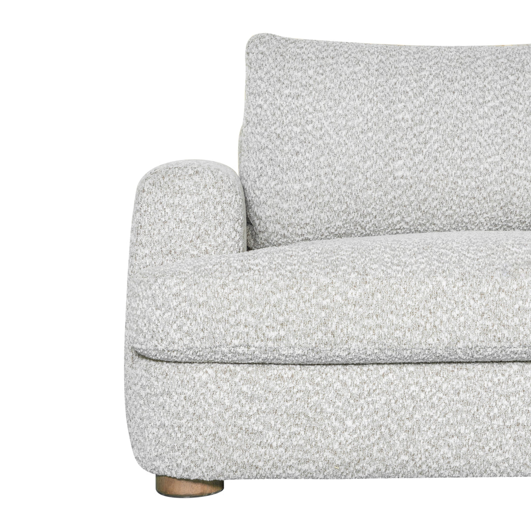 123"W x 73.75"D x 33.75"H / Speckled Stone/Brown