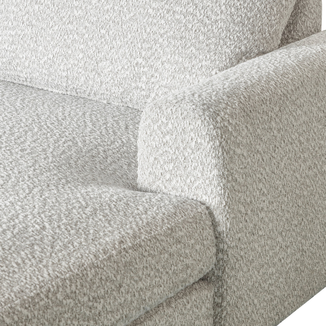 123"W x 73.75"D x 33.75"H / Speckled Stone/Brown