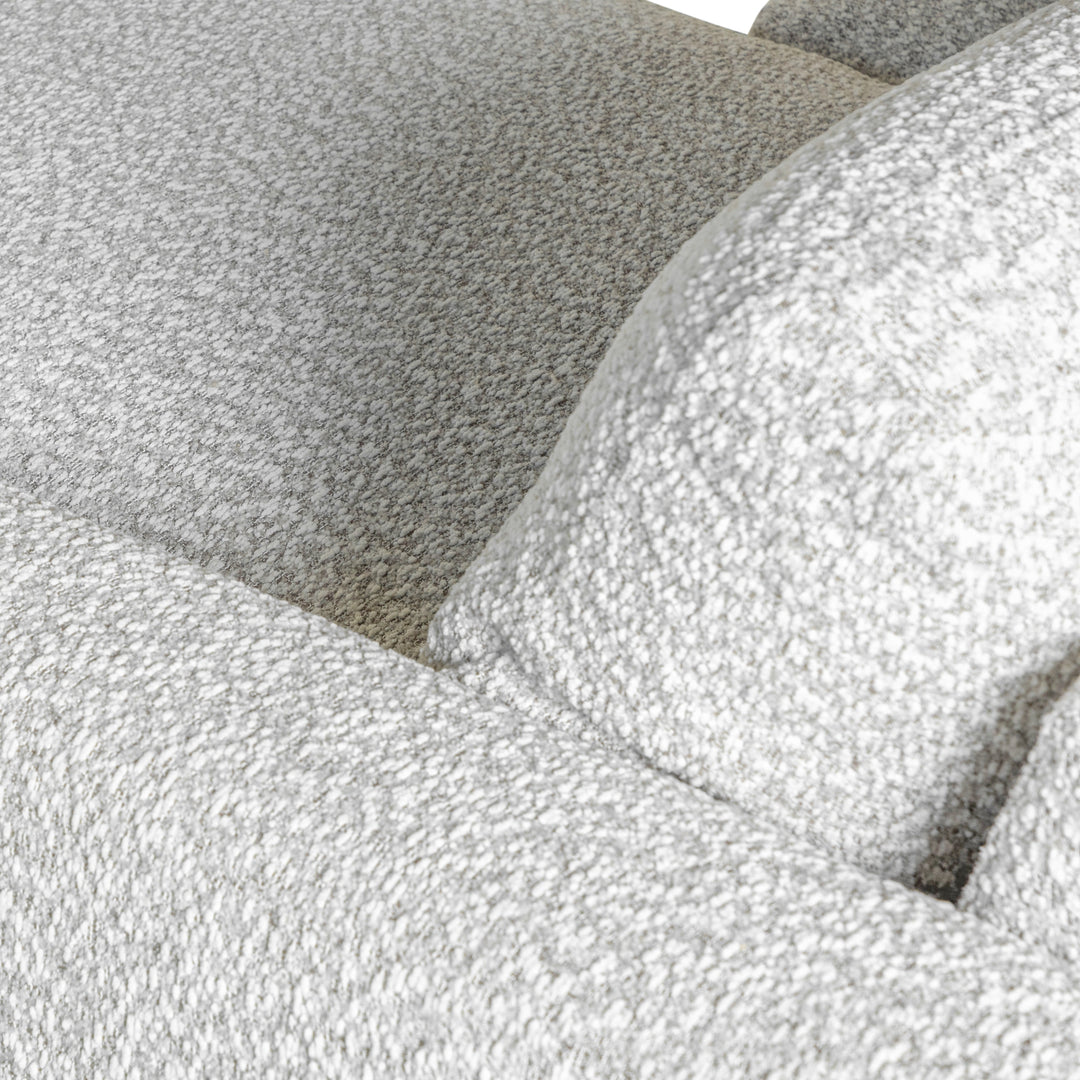 123"W x 73.75"D x 33.75"H / Speckled Stone/Brown