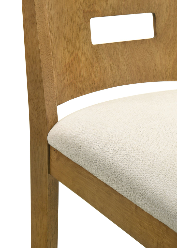 16.75"W x 20"D x 40.25"H / Ivory/Amber Glow