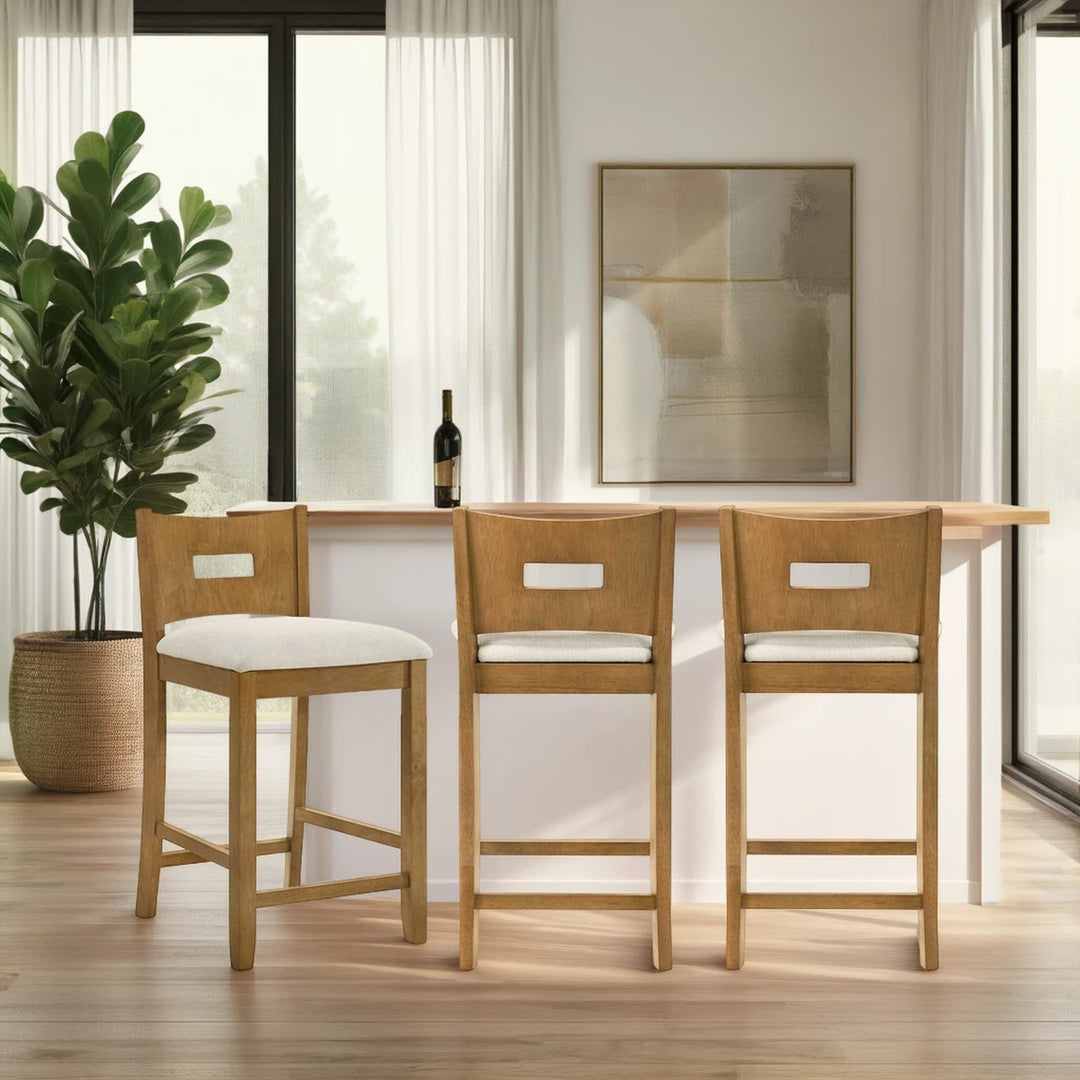 16.75"W x 20"D x 40.25"H / Ivory/Amber Glow