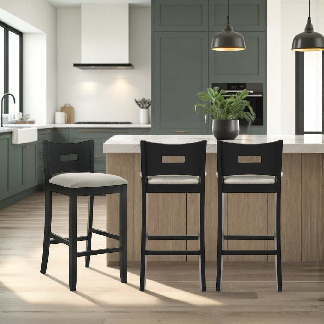 16.75"W x 20"D x 35.75"H / Fog/Matte Black