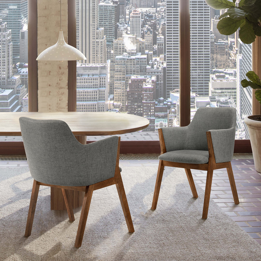 22"W x 24"D x 32"H / Black/Walnut