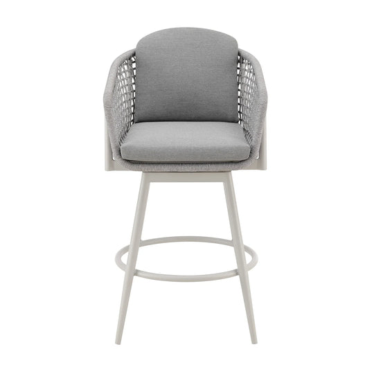 American Home Furniture Armen Living Rhodes Outdoor Counter Stool Set of 2