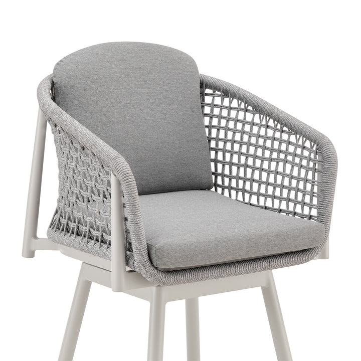 American Home Furniture Armen Living Rhodes Outdoor Counter Stool Set of 2