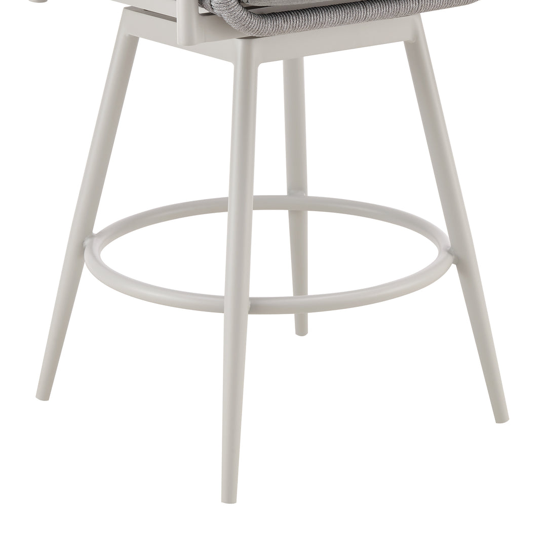 American Home Furniture Armen Living Rhodes Outdoor Counter Stool Set of 2