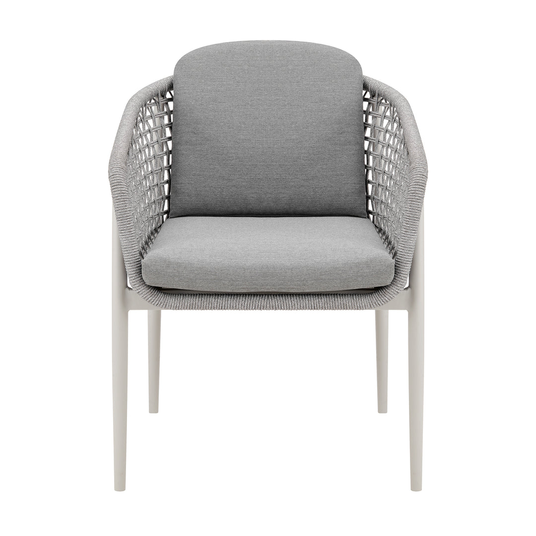 American Home Furniture Armen Living Rhodes Outdoor Dining Chair Set of 2