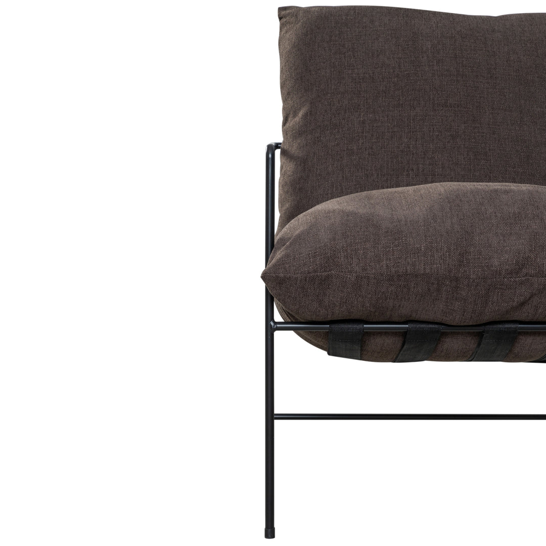 28.3"W x 29.6"D x 33.5"H / Brown/Black